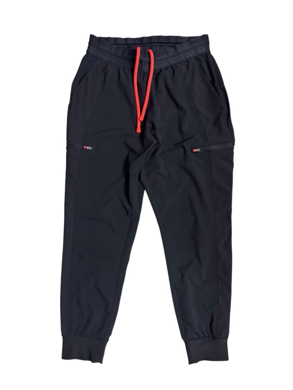 Cherokee Infinity Women’s Mid Rise Pull-On Black Scrub Jogger Pants EUC